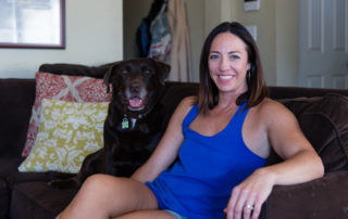 Jamie Hancock, 38, at her home in Rocklin, Calif., on June 30, 2016. (Heidi de Marco/KHN)